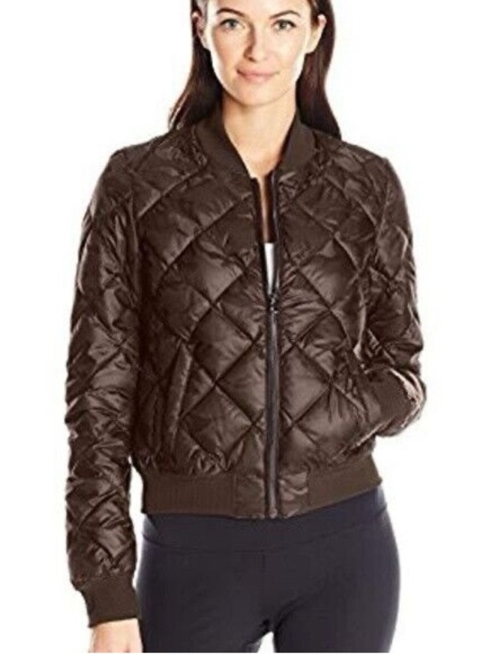 ALO Yoga Jackets & Blazers - ALO Yoga Quilted Bomber Jacket - Brown